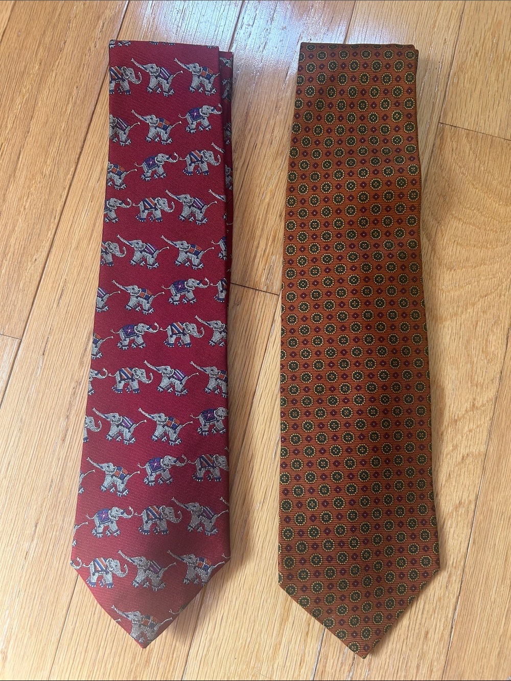 Two Brooks Brothers ties